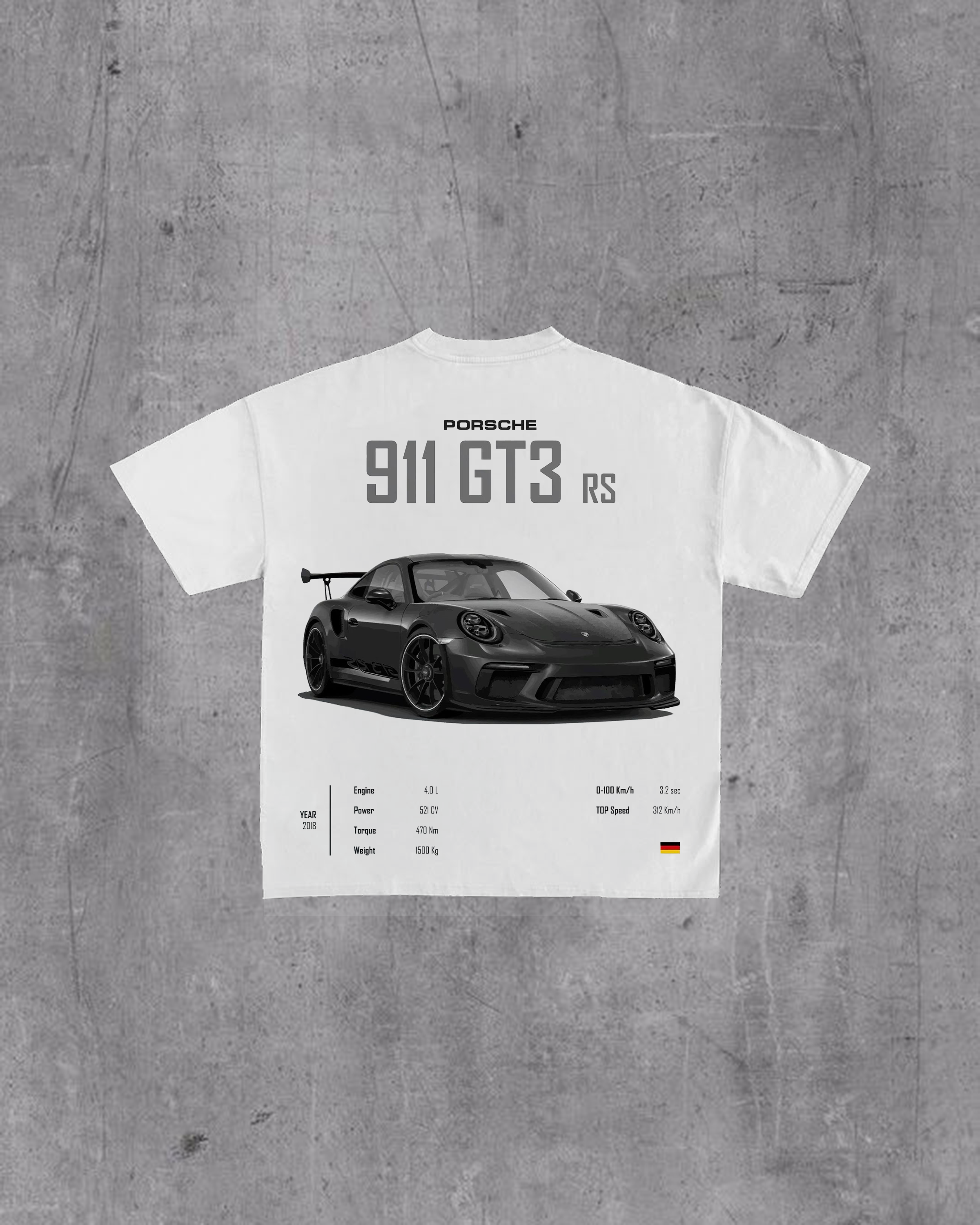 Tshirt Porsche 911 GT3 RS